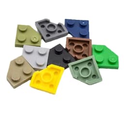 10PCS 26601 Wedge Plate 2x2 Cut Corner Block Moc Compatible with Brick DIY Children's Toy Assembly Part