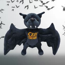 New 25cm Funny Ozzy Osbourne Bat Plush Toy Game Animation Surrounding High-Quality Children Birthday Gift All Saints' Day Gift
