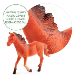 Horse ModeFigurine Plastic Farm Animals Toy Horses Figurines Mustang Appaloosa Fjord Toys Action Figure Kids Gifts Christmas