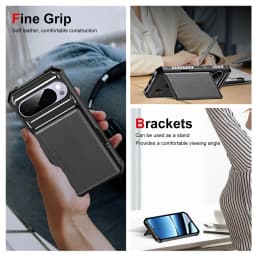 Left-Right Flip Card Slot Wallet Leather Phone Case for Google Pixel 7 8 9 10 11 Pro XL Shockproof Pocket Cover for Pixel 9A 8A