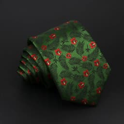 New Fashion Men's Tie Print Floral Rose Flower Design Neckties Accessories Daily Wear Cravat Wedding Party Original Gift For Man