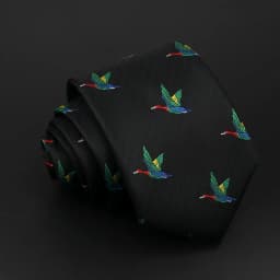 New Fashion Men's Tie Print Floral Rose Flower Design Neckties Accessories Daily Wear Cravat Wedding Party Original Gift For Man