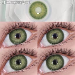 Bio-essence 1Pair Colored Contact Lenses Color Lens Eyes Lentillas Verdes Naturales Lenses With Diopters Fashion Lenses