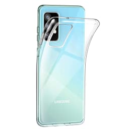 Silicone Clear Case For Samsung Galaxy A52 A51 A50 A32 A31 A30 A72 A71 A70 A40 A60 A41 A22 A21 A20 Ultra Thin Soft Case Cover