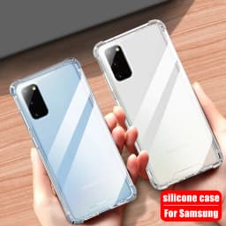 Clear Airbag Cover Case for Samsung Galaxy S20 FE Plus Ultra 5G Soft Phone Back Funda SamsungS20 S20FE S20Plus S20Ultra F E Gel