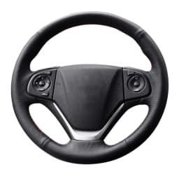 Customized Car Steering Wheel Cover Hand Sewing Braid Non-slip Leather Car Accessories For Honda CRV 2012 2013 2014