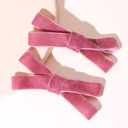 Lystrfac 1/2Pcs New Velvet Black Hairpin for Women Girls Vintage Head Bow Hair Clips Headdress Female Hair Accessories
