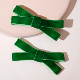 Lystrfac 1/2Pcs New Velvet Black Hairpin for Women Girls Vintage Head Bow Hair Clips Headdress Female Hair Accessories