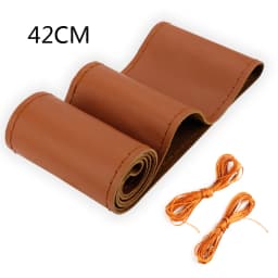 40CM 42CM 45CM 47CM 50CM Car Truck Extra Large Artificial Leather Steering Wheel Braid Cover Universal Auto Interior Accessories