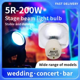 Ready to ShipIn Stock Fast Dispatch Disco DJ Stage Equipment Beam Moving UHP Light 5r 200W Stage Lights Bulb Sharpy