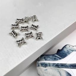 Thorn Knot Shoe Buckle Ornaments Men Women Personality Iron Wire Knot DIY Shoelace Buckle Decorative Shoelace Accessories