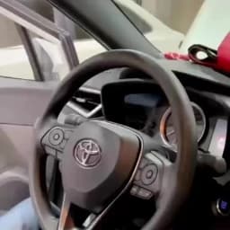 Car Steering Wheel Skin Cover Trim For BMW 5 Series E60 E61 2004 2005 - 2009 Black - red blue line Perforated Microfiber Leather