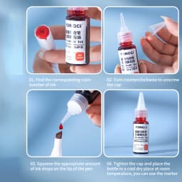 12/24/36/48 Color Alcohol Marker Universal Ink Refill with Dropper 20ML Oil-based Environmentally Friendly Filling Fluid