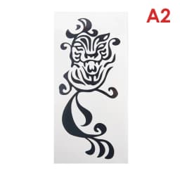 Anime Tokyo Revengers Tattoo Stickers Draken Cosplay Sticker Ken Ryuguji Waterproof Tattoo Sticker Cosplay Halloween Accessories