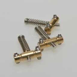 3pcs Guitar Bridge Saddles In-Tune Goto Compensated Guitar Bridge Saddles Brass Material For Tele guitar Replacement