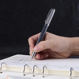 1+4Pcs/Set Metal Ballpoint Pen With Refills For School Office Business BallPen Black Blue Refill Ink Stationery Supplies