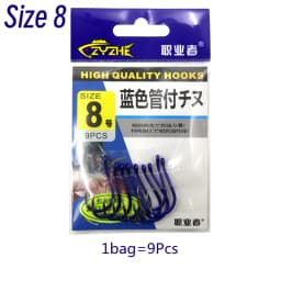 ZYZHE Fishing Hooks 12 Sizes High Carbon Steel Sharp Offset Hook Point Universal Circle Saltwater Freshwater CHINU Hooks