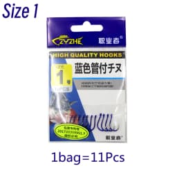 ZYZHE Fishing Hooks 12 Sizes High Carbon Steel Sharp Offset Hook Point Universal Circle Saltwater Freshwater CHINU Hooks