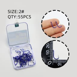 ZYZHE Fishing Hooks 12 Sizes High Carbon Steel Sharp Offset Hook Point Universal Circle Saltwater Freshwater CHINU Hooks