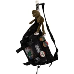 Japanese Crossbody Bag Male Korean Unisex Girl Student Chest Bag Hong Kong Style Retro Waist Bag