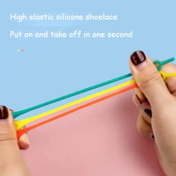12-Pack Laceless Silicone Elastic Laces Rubber Laces Adult Kids Lazy Lace Free Laces One Size Versatile Fits Most Shoes