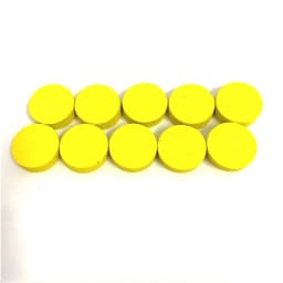 100 Pieces Diameter 15*5 MM Wooden Pawn Game Pieces Colorful Chess For Tokens Board Game/Educational Games Accessories