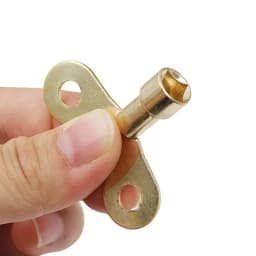 4Pcs Plumbing Hole Faucet Key Radiator Water Valve Tap 6mm Square Socket Special Lock Wrench Iron For Air Valve Plumbing Tool