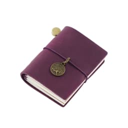 Handmade Vintage Traveler Booklet Mini Edition MINI Loose-leaf Notebook Top Layer Cowhide Pocket Diary Book Notebook