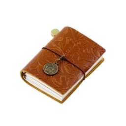 Handmade Vintage Traveler Booklet Mini Edition MINI Loose-leaf Notebook Top Layer Cowhide Pocket Diary Book Notebook