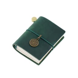 Handmade Vintage Traveler Booklet Mini Edition MINI Loose-leaf Notebook Top Layer Cowhide Pocket Diary Book Notebook