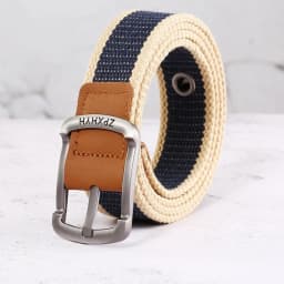 3.5cm New Style Pin Buckle Canvas Belt Men's Women's Woven Belt Young Student Jeans Belts for Men Luxury Designer Brand Belt