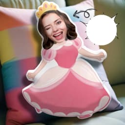 Green Santa Claus Personalized Face Plush Pillow The Perfect Gift for Both Men and Women Realistic 3D Print