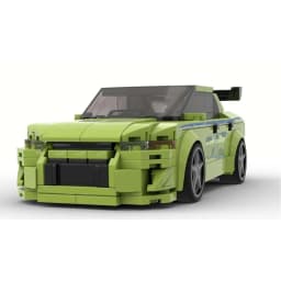 285PCS MOC Champion series Lancer Evolution VII Building Blocks Assembly Model Classic racing toy brick Children's birthday gift