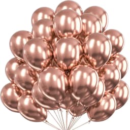 5/10/12inch Metallic Pink Blue Balloons Chrome Hot Pink Rose Gold Balloon Baby Shower Boy Girl Birthday Wedding Party Decoration