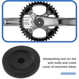 Bicycle Crank Cap Tool for Shimano Hollowtech II Cranksets, Crank Arm Preload Adjusting Bolt Wrench for Installation & Removal