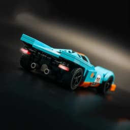 MOC Number 20 Gulf 917k With Stickers Assemble Building Blocks Creativity Racing DIY Model Toy Brick Children's Holiday Gifts
