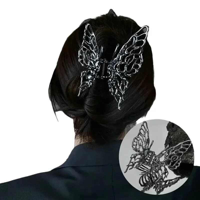 The 1PC alloy butterfly elegant back head gripper is suitable for daily holiday gifts