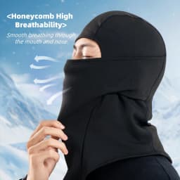 Outdoor Sports Warm Headgear for Winter, Unisex Motorcycle and Bicycle Thickened Fleece Mask, Riding and Skiing Neck Warmer