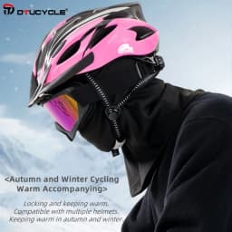 Outdoor Sports Warm Headgear for Winter, Unisex Motorcycle and Bicycle Thickened Fleece Mask, Riding and Skiing Neck Warmer
