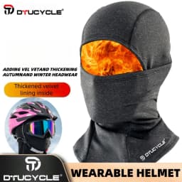 Outdoor Sports Warm Headgear for Winter, Unisex Motorcycle and Bicycle Thickened Fleece Mask, Riding and Skiing Neck Warmer