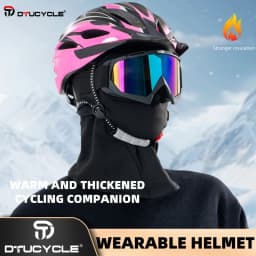 Outdoor Sports Warm Headgear for Winter, Unisex Motorcycle and Bicycle Thickened Fleece Mask, Riding and Skiing Neck Warmer