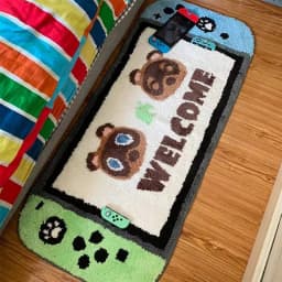 Game Controller Shaped Rug Cartoon Plush Bedroom Children's Room Play Area Decorative Floor Mat Home Decor