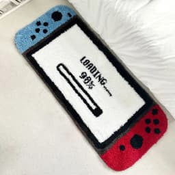 Game Controller Shaped Rug Cartoon Plush Bedroom Children's Room Play Area Decorative Floor Mat Home Decor
