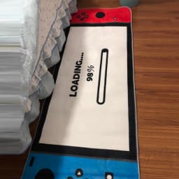 Game Controller Shaped Rug Cartoon Plush Bedroom Children's Room Play Area Decorative Floor Mat Home Decor