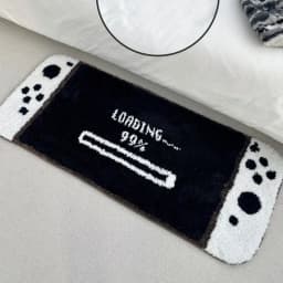 Game Controller Shaped Rug Cartoon Plush Bedroom Children's Room Play Area Decorative Floor Mat Home Decor