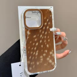 luxuryInsBrownRedPolkaDotsPhoneCaseForiPhone171616e1514131211MiniProMaxXXRXSMax78AirPlusBackCover