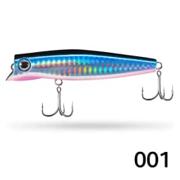 D1 Popper Fishing Lures 90mm Slow Sinking Jerkbait Crankbait Rolling Wobblers Pencil Hard Artificial Bait Bass Pesca Tackle