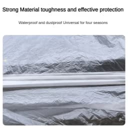 Disposable Transparent Car Cover Universal PEVA Dustproof Scratch Free Auto Protector for Indoor Use Vehicle Exterior Protection