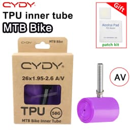 CYDY TPU MTB Bike Inner Tube Camera 29 26 27.5 29x1.95-2.6 Inch Mountain Bicycle Tire AV Schrader Valve Pneu 29er Cycling Tube