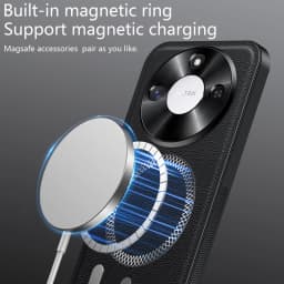 Magnetic Case for Honor Magic 8 7 6 Lite 7 6 5 Pro Cover Leather Soft Shockproof Mag-safe Metal Camera Protector Shell Fundas